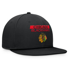 Chicago Blackhawks Fanatics Authentic Pro Prime Snapback Hat Black