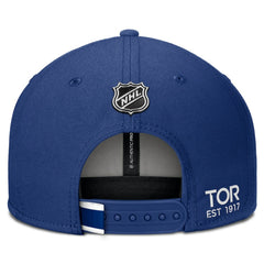 Toronto Maple Leafs Fanatics Authentic Pro Prime Snapback Hat Blue