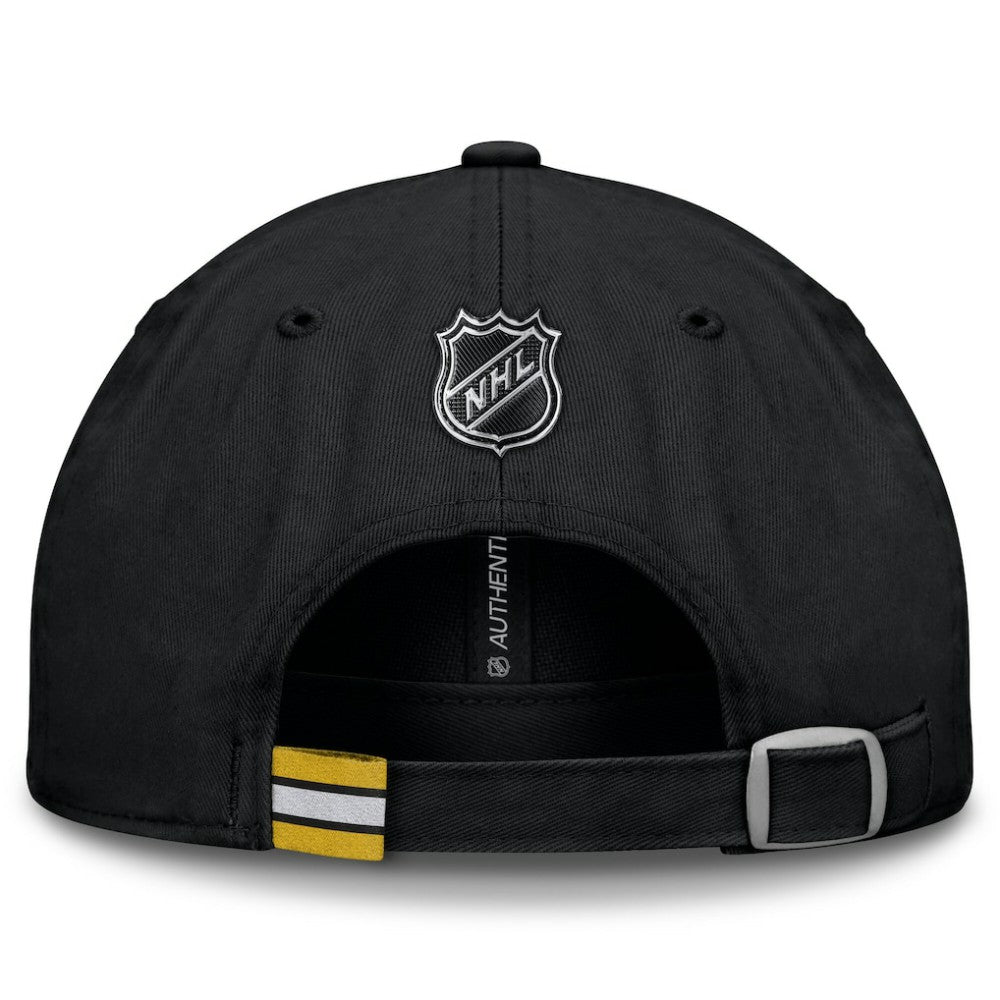 Boston Bruins Fanatics Authentic Pro Prime Adjustable Hat Black