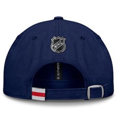 New York Rangers Fanatics Authentic Pro Prime Adjustable Hat Navy