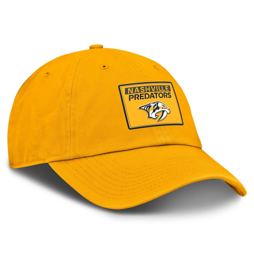 Nashville Predators Fanatics Authentic Pro Prime Adjustable Hat Gold