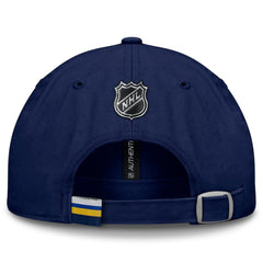 St. Louis Blues Fanatics Authentic Pro Prime Adjustable Hat Navy
