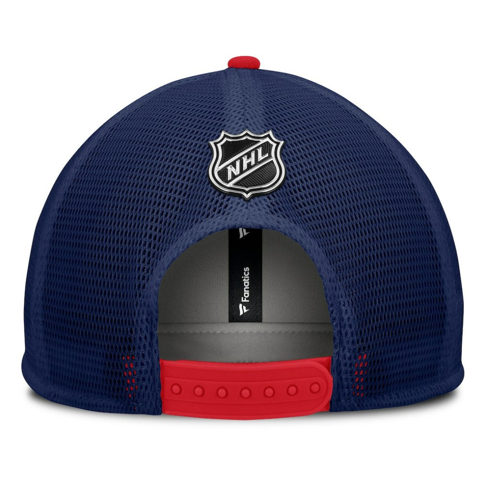 New York Rangers Fanatics Authentic Pro Hometown Rink Foam Trucker Snapback Hat Navy/Red