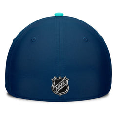 Seattle Kraken Fanatics Authentic Pro Rink Flex Hat Deep Sea Blue/Light Blue