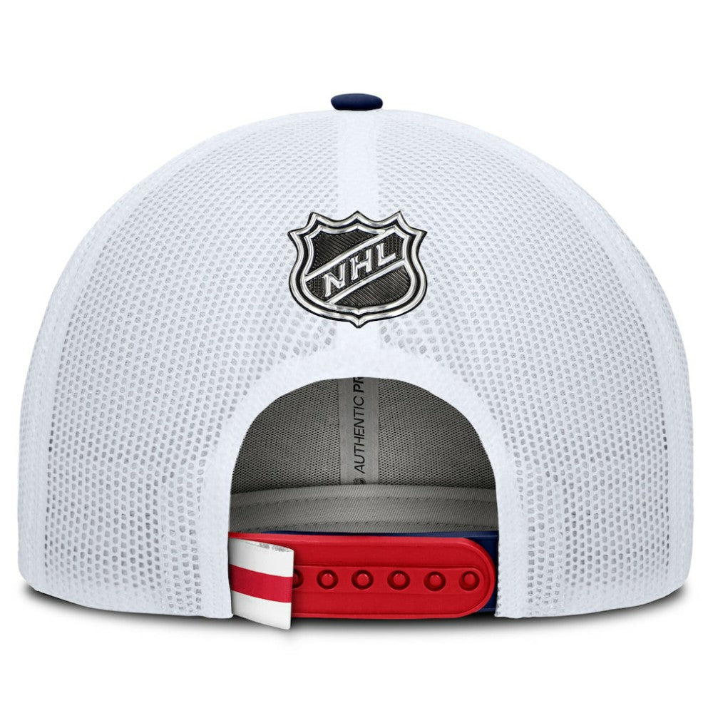 New York Rangers Fanatics Authentic Pro Rink Trucker Hat Red/White