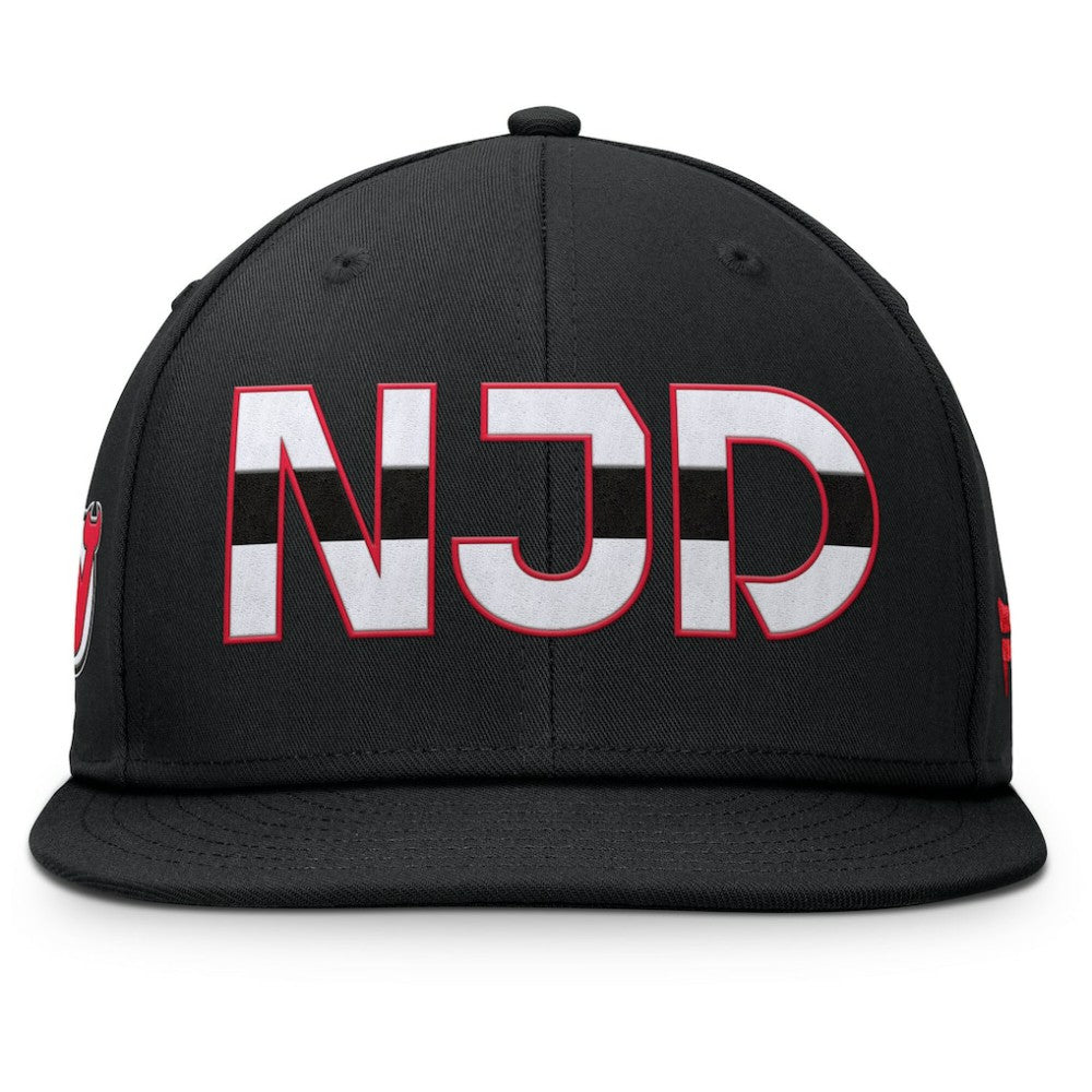 New Jersey Devils Fanatics Authentic Pro Rink Snapback Hat Black