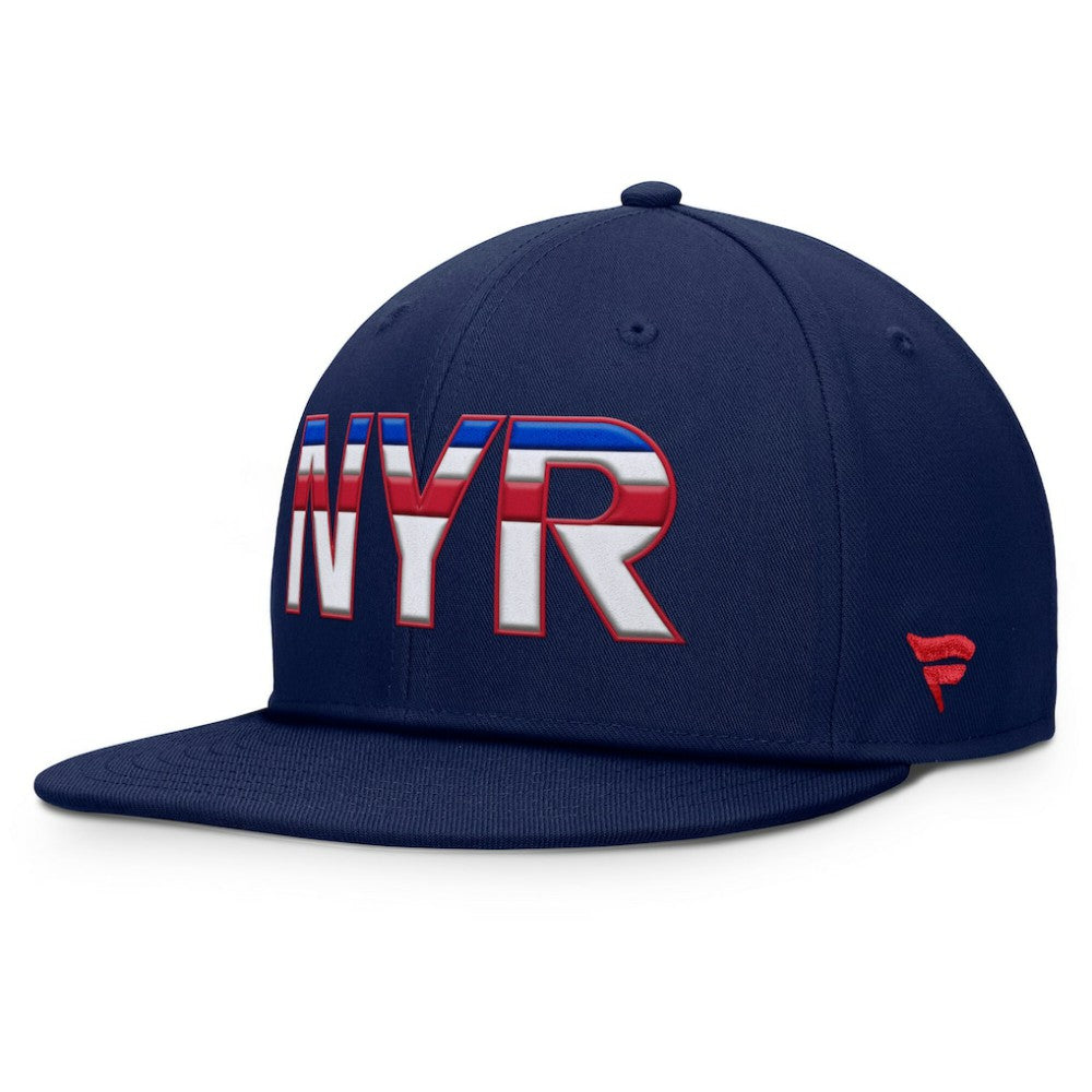 New York Rangers Fanatics Authentic Pro Rink Snapback Hat Navy