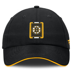 Boston Bruins Fanatics Authentic Pro Ripstop Adjustable Hat Black/Gold