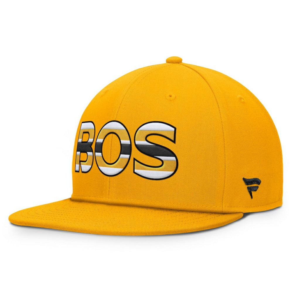 Boston Bruins Fanatics Authentic Pro Team Rink Snapback Hat Gold