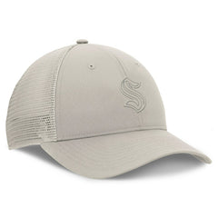 Seattle Kraken Fanatics Women's Authentic Pro Road Trucker Adjustable Hat Tan