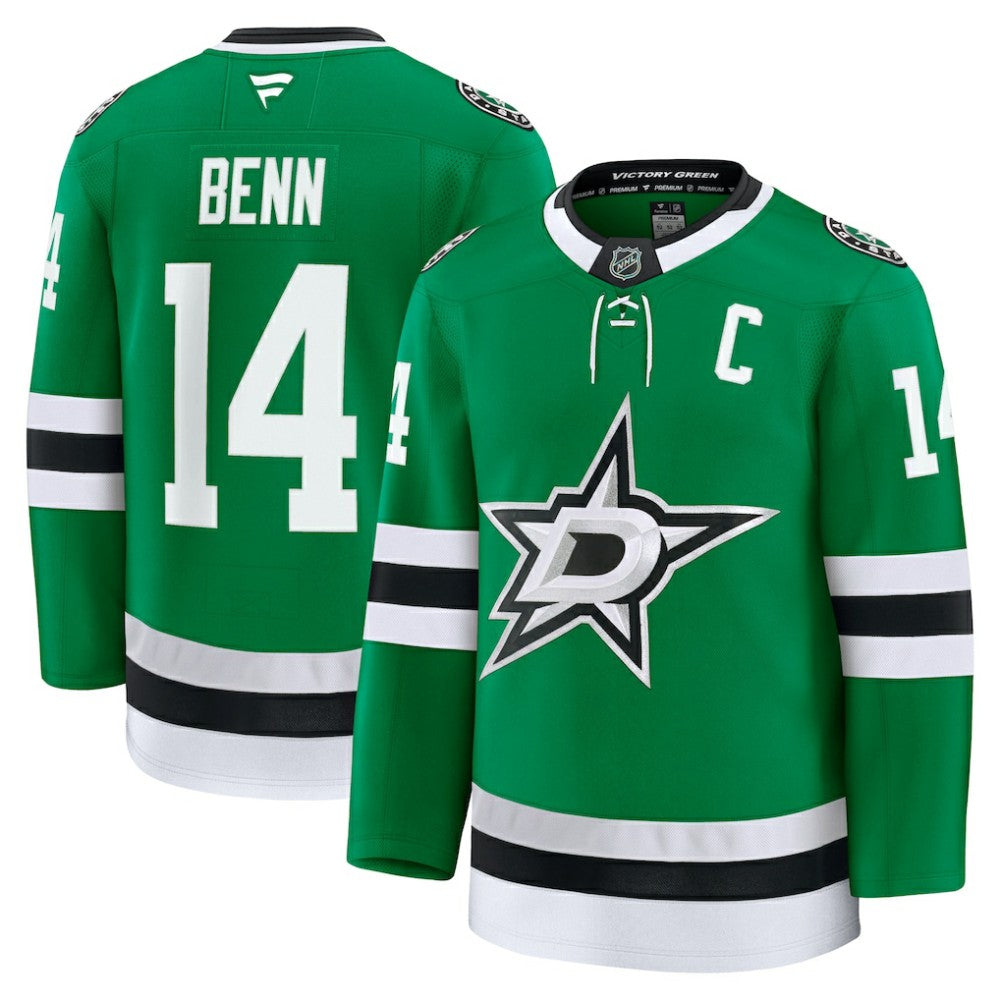 Jamie Benn Dallas Stars Fanatics Home Premium Jersey Kelly Green