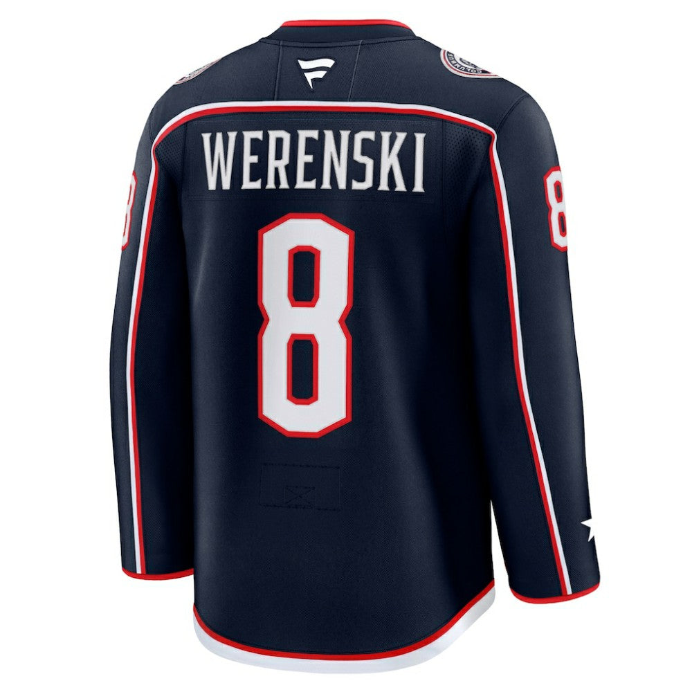 Zach Werenski Columbus Blue Jackets Fanatics Home Premium Jersey Navy