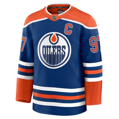 Connor McDavid Edmonton Oilers Fanatics Home Premium Jersey Royal