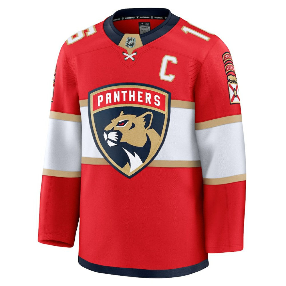 Aleksander Barkov Florida Panthers Fanatics Home Premium Jersey Red
