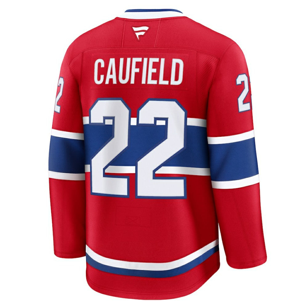 Cole Caufield Montreal Canadiens Fanatics Home Premium Jersey Red