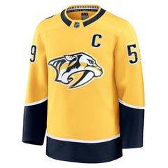 Roman Josi Nashville Predators Fanatics Home Premium Jersey Yellow