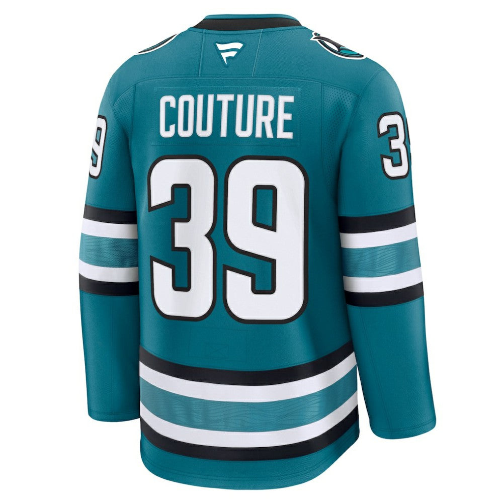 Logan Couture San Jose Sharks Fanatics Home Premium Jersey Teal