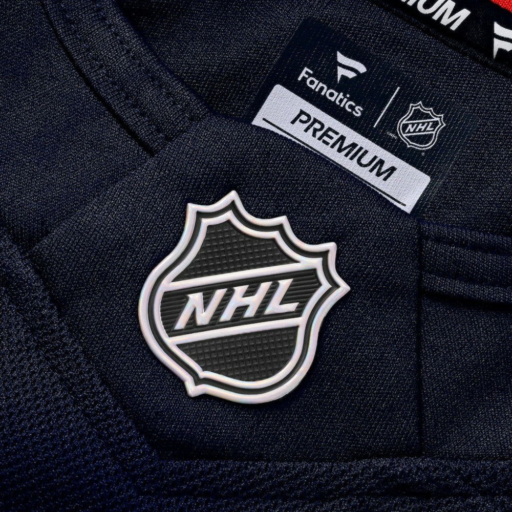 Philipp Grubauer Seattle Kraken Fanatics Home Premium Jersey Deep Sea Blue