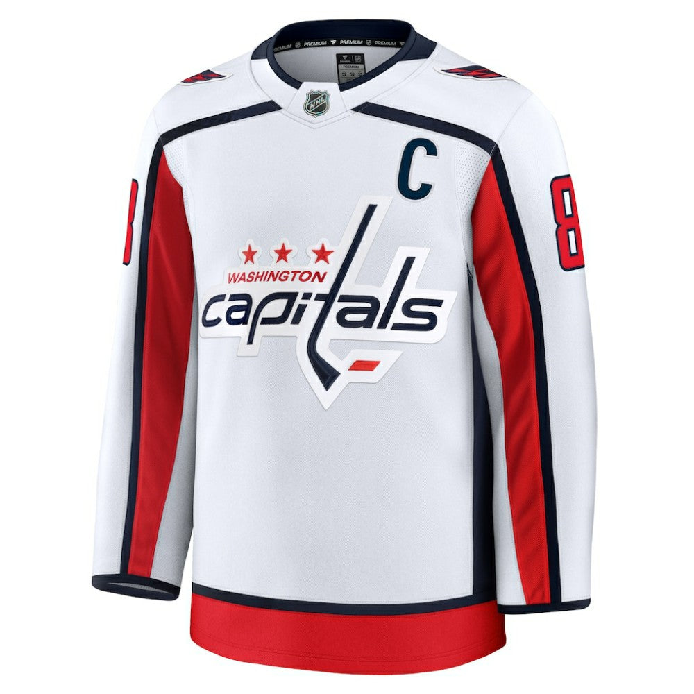 Alexander Ovechkin Washington Capitals Fanatics Away Premium Jersey White