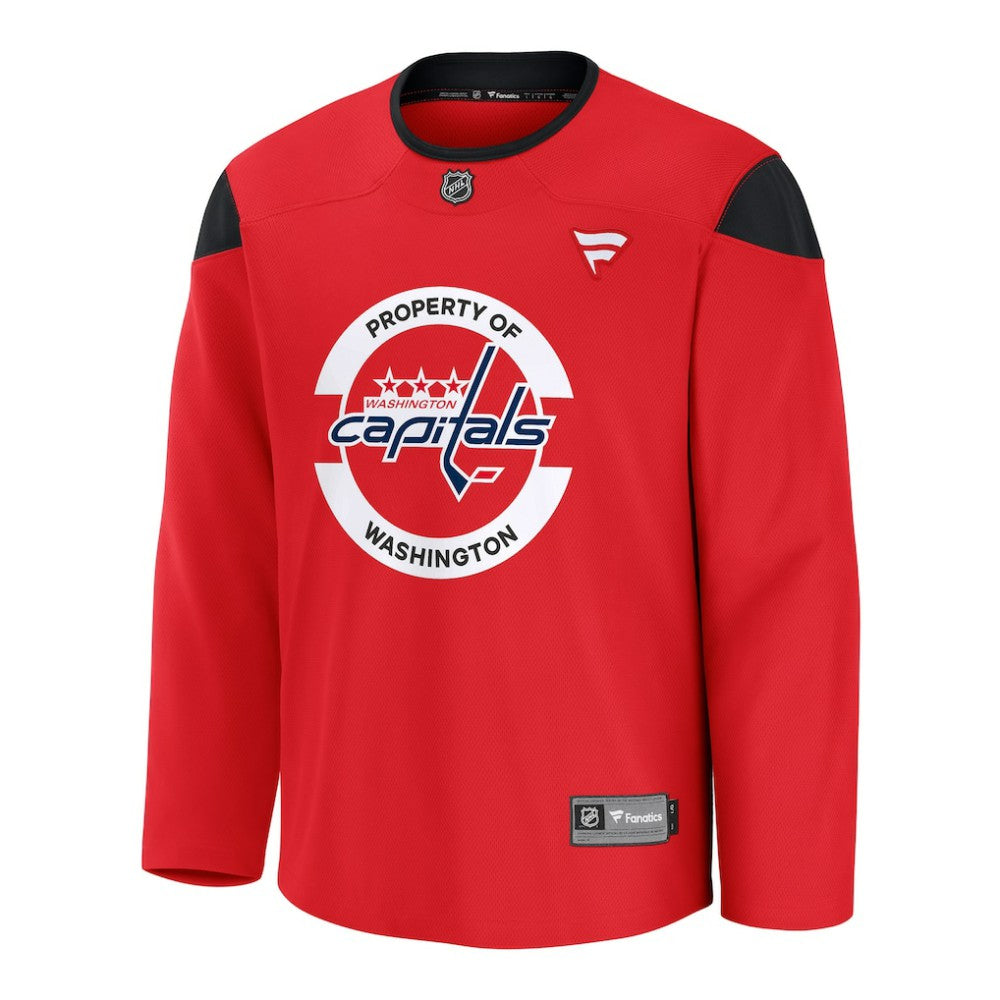 Washington Capitals Fanatics Practice Jersey Red