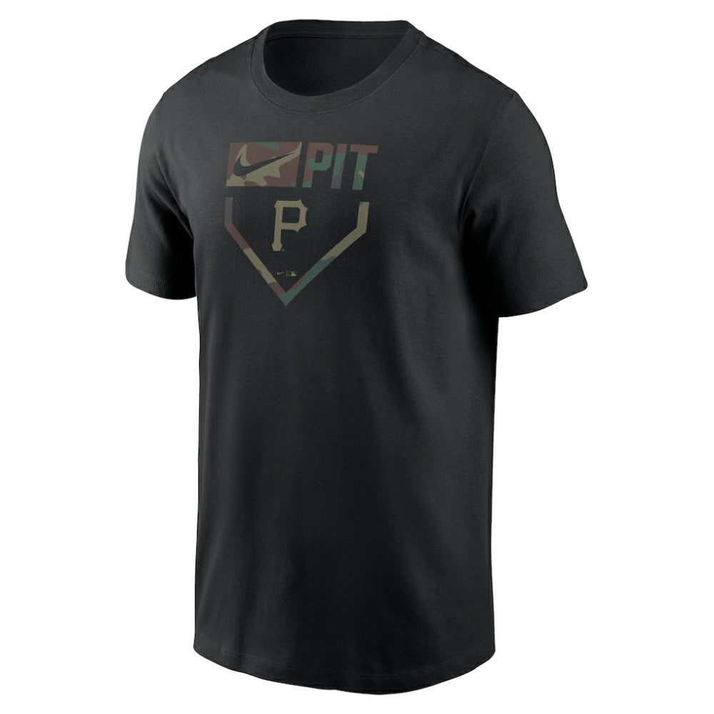 Pittsburgh Pirates Camo T-Shirt Black | Nike