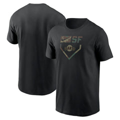 San Francisco Giants Camo T-Shirt Black | Nike
