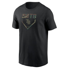 Tampa Bay Rays Camo T-Shirt Black | Nike