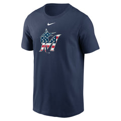 Miami Marlins Americana T-Shirt Navy | Nike