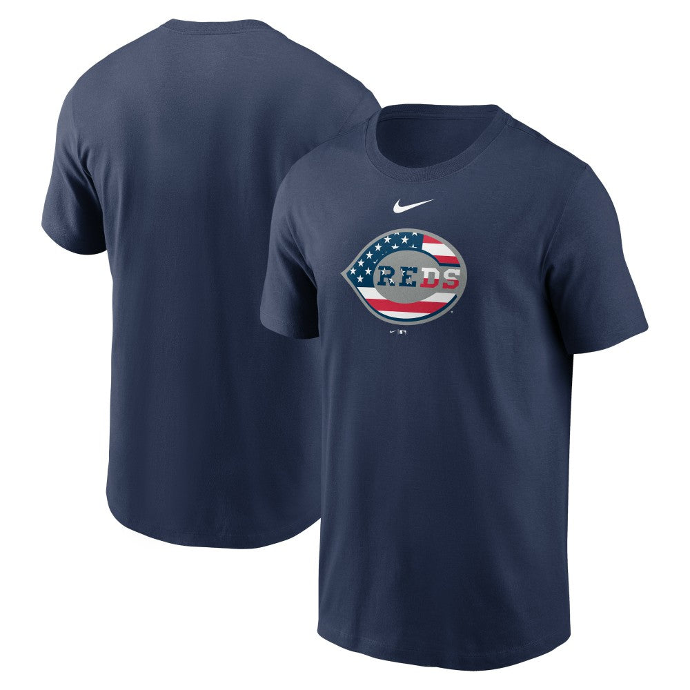 Cincinnati Reds Americana T-Shirt Navy | Nike