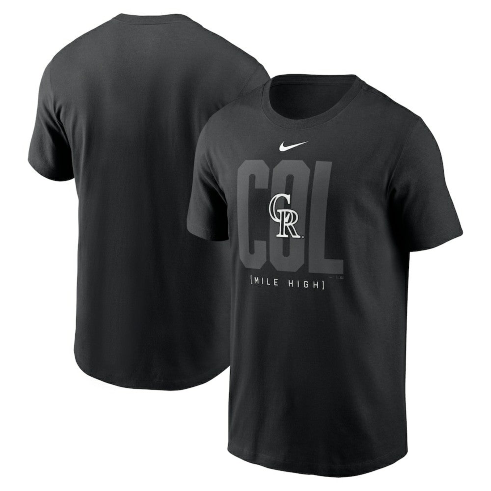 Colorado Rockies Fashion Local T-Shirt Black | Nike