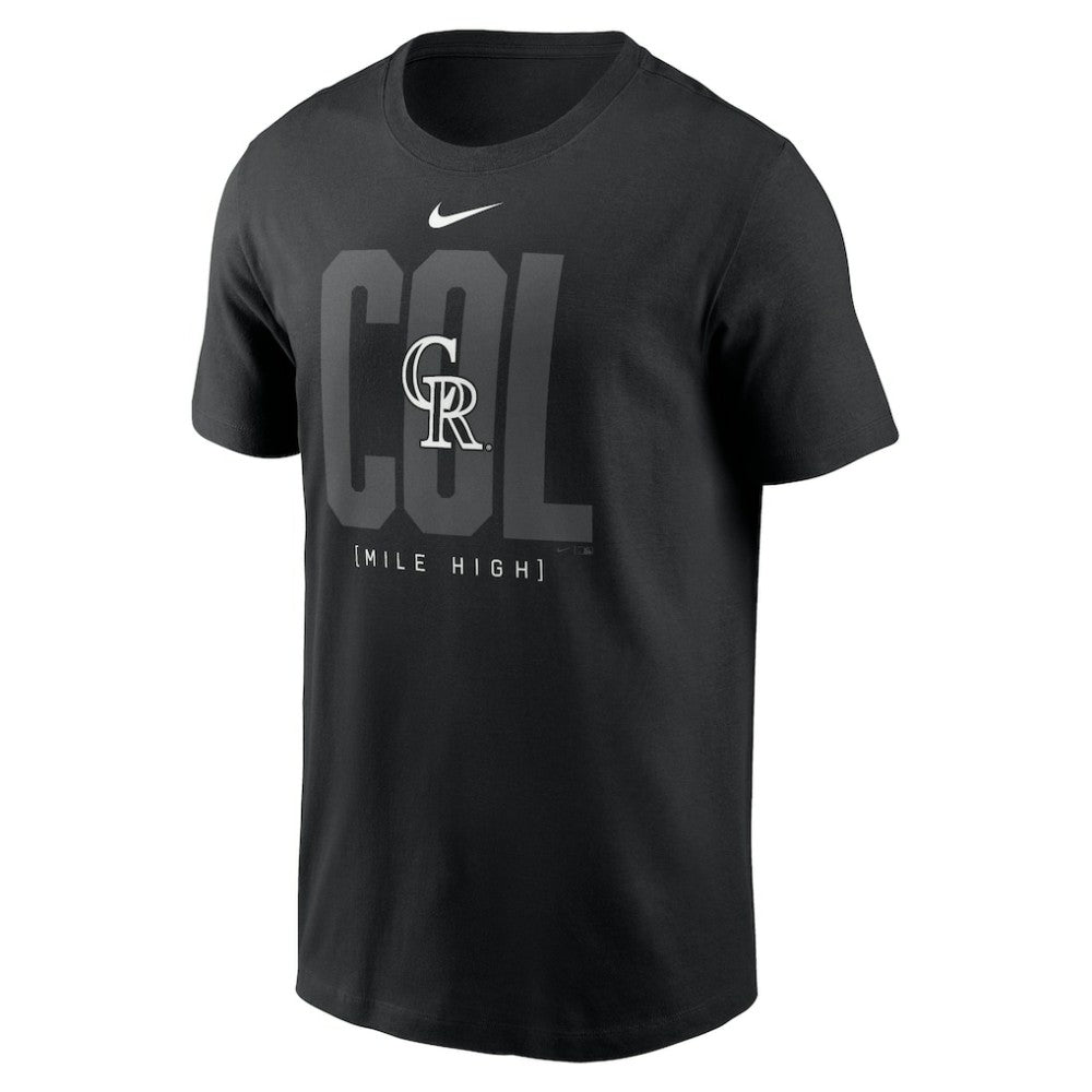 Colorado Rockies Fashion Local T-Shirt Black | Nike