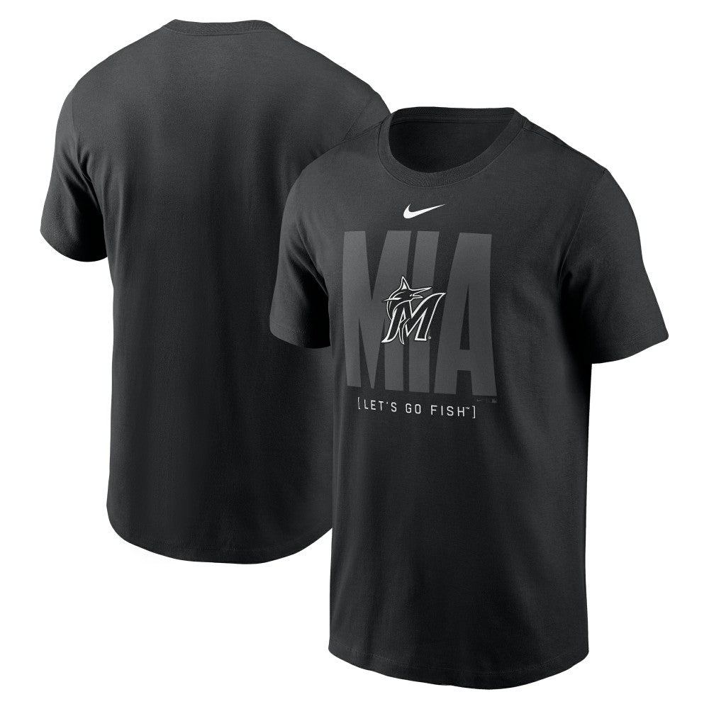 Miami Marlins Fashion Local T-Shirt Black | Nike