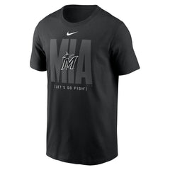 Miami Marlins Fashion Local T-Shirt Black | Nike