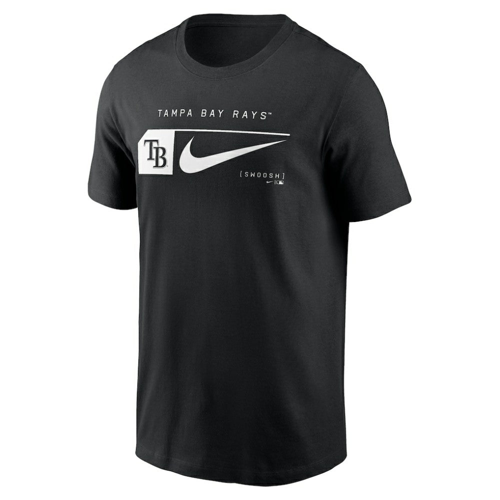 Tampa Bay Rays Fashion Graphic Swoosh T-Shirt Black | Nike