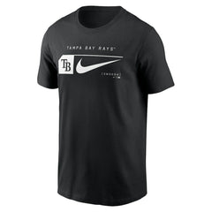 Tampa Bay Rays Fashion Graphic Swoosh T-Shirt Black | Nike