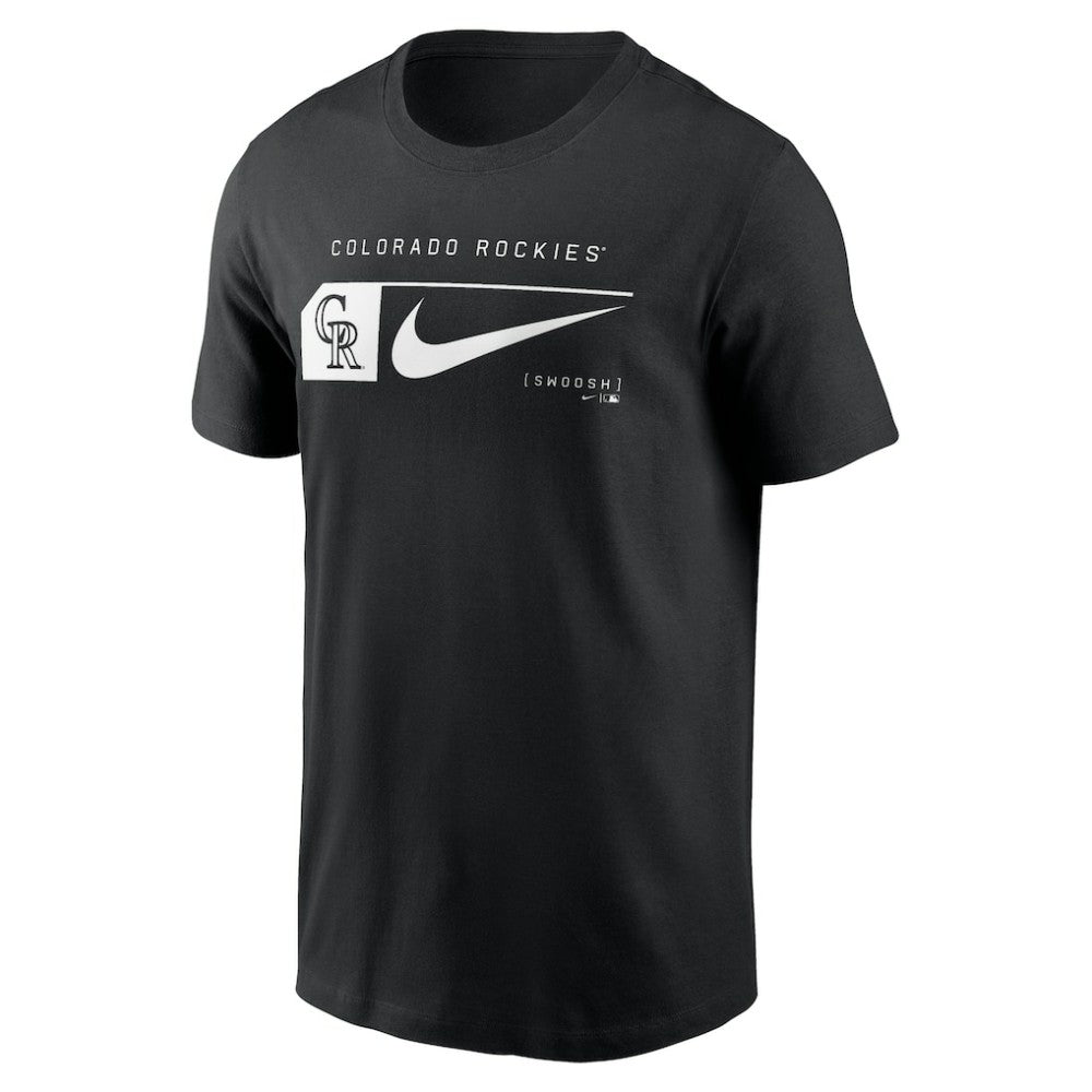 Colorado Rockies Fashion Graphic Swoosh T-Shirt Black | Nike