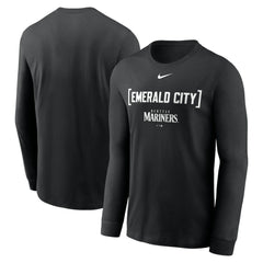 Seattle Mariners Local Nickname Long Sleeve T-Shirt Black | Nike