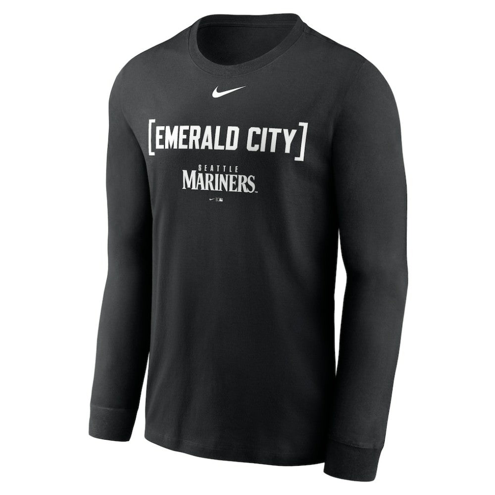 Seattle Mariners Local Nickname Long Sleeve T-Shirt Black | Nike