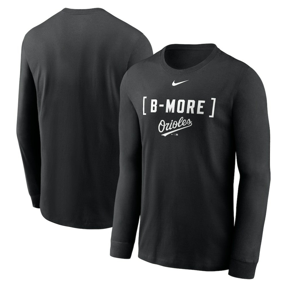 Baltimore Orioles Local Nickname Long Sleeve T-Shirt Black | Nike