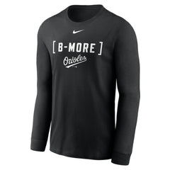 Baltimore Orioles Local Nickname Long Sleeve T-Shirt Black | Nike