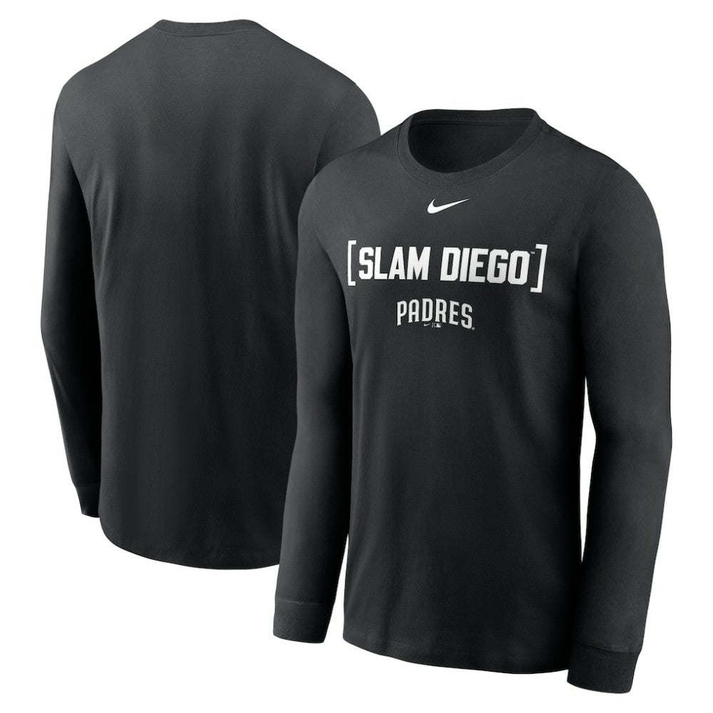 San Diego Padres Local Nickname Long Sleeve T-Shirt Black | Nike