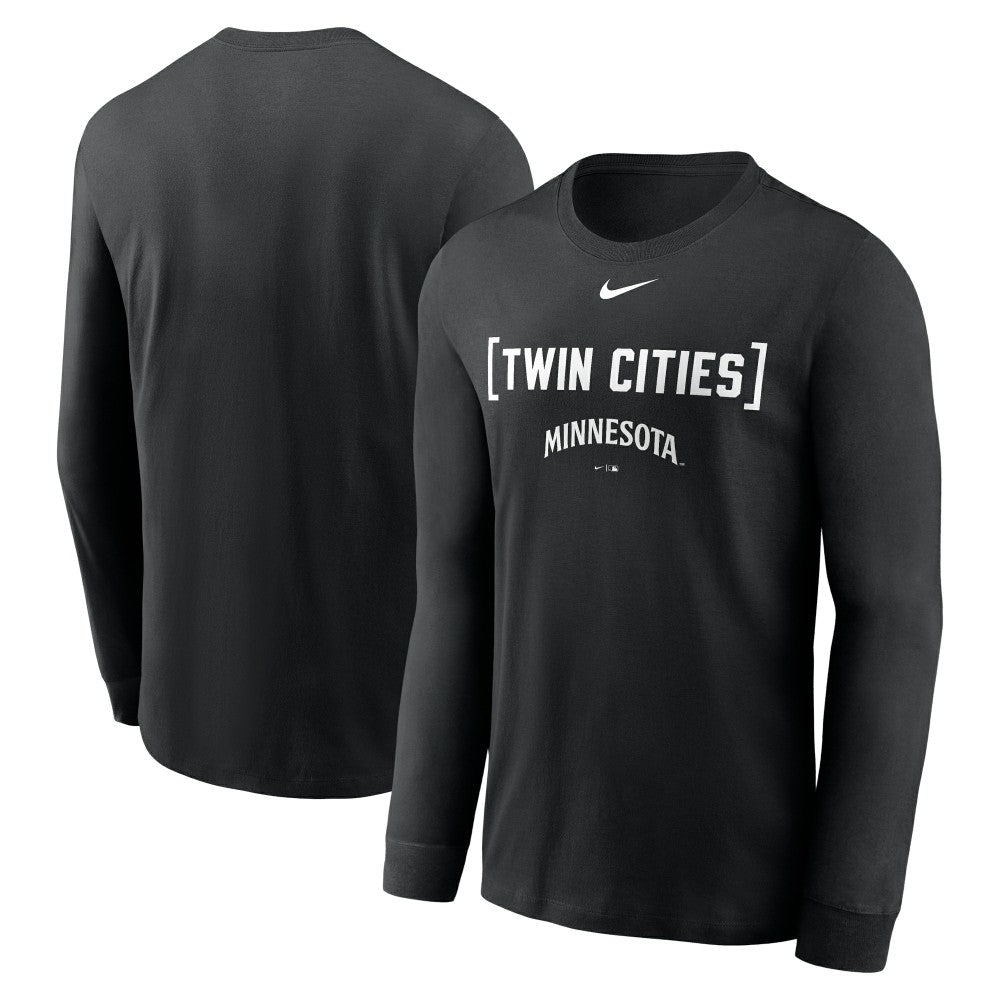 Minnesota Twins Local Nickname Long Sleeve T-Shirt Black | Nike