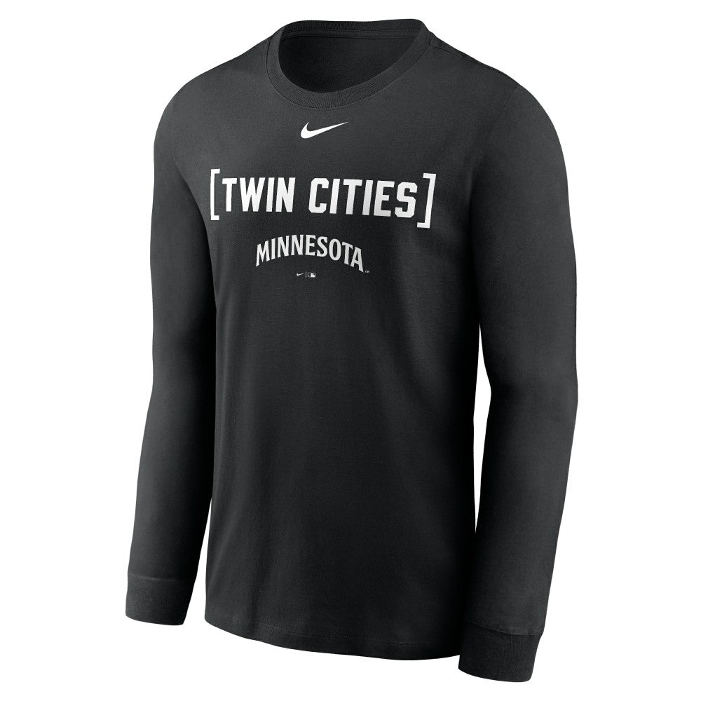 Minnesota Twins Local Nickname Long Sleeve T-Shirt Black | Nike