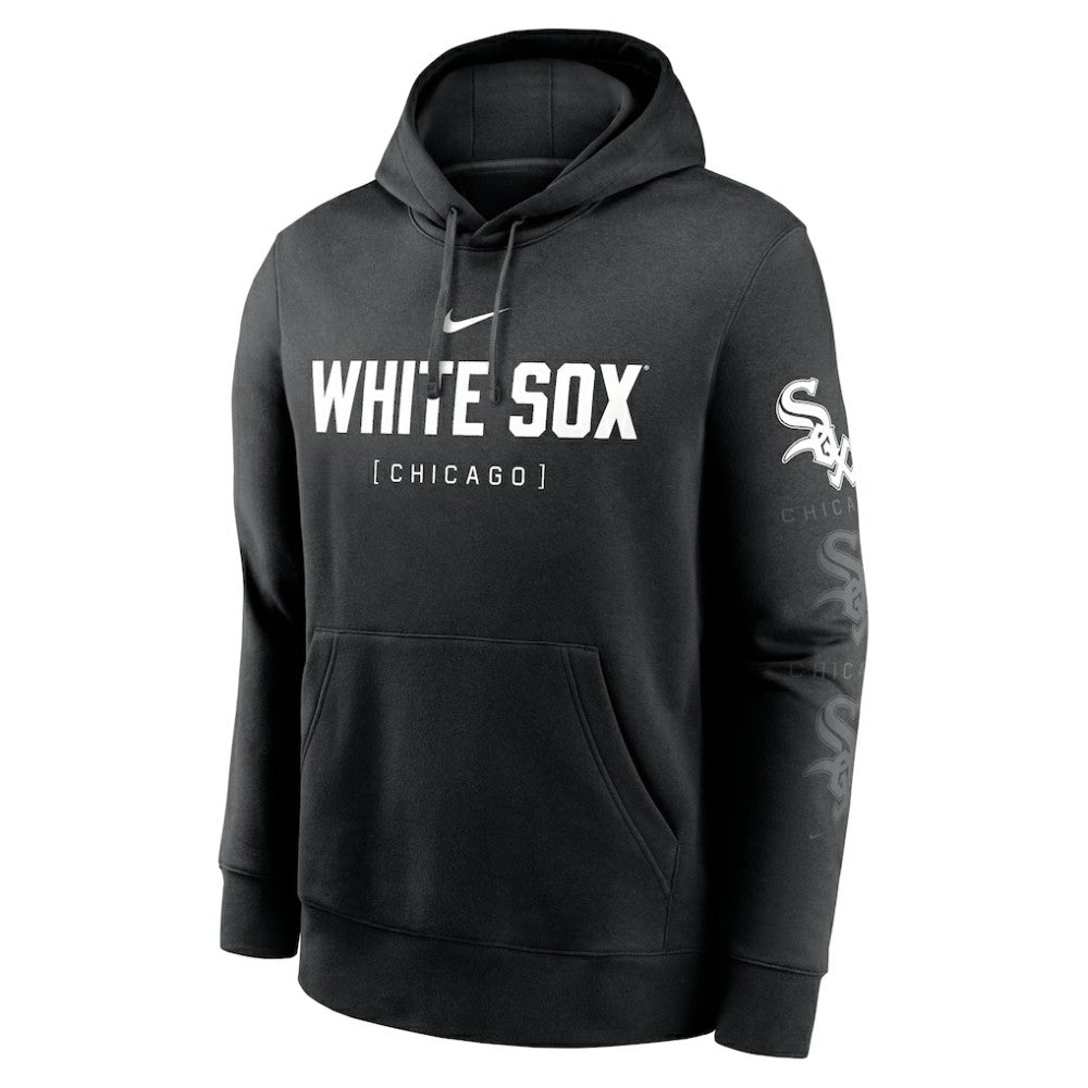 Chicago White Sox Fashion Club Pullover Hoodie Black | Nike