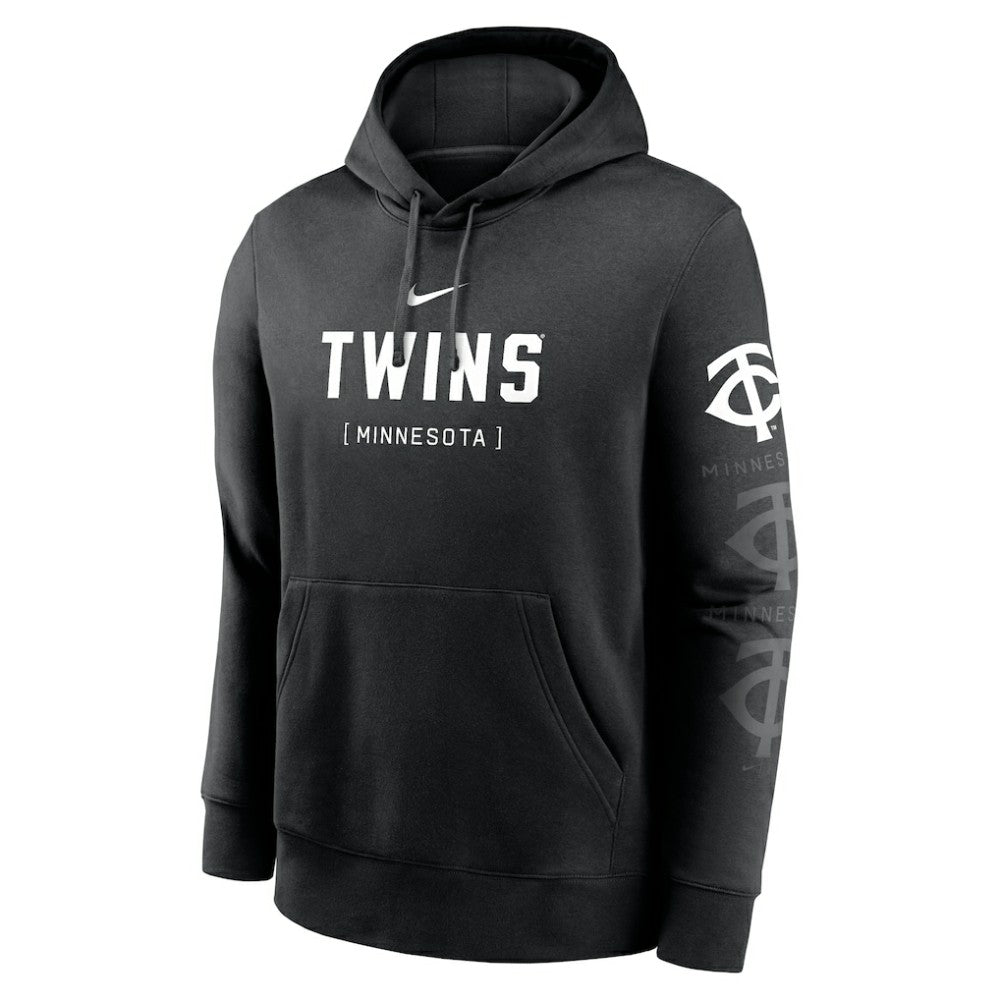 Minnesota Twins Fashion Club Pullover Hoodie Black | Nike