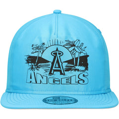 Los Angeles Angels Neon Golfer Snapback Hat Blue | New Era
