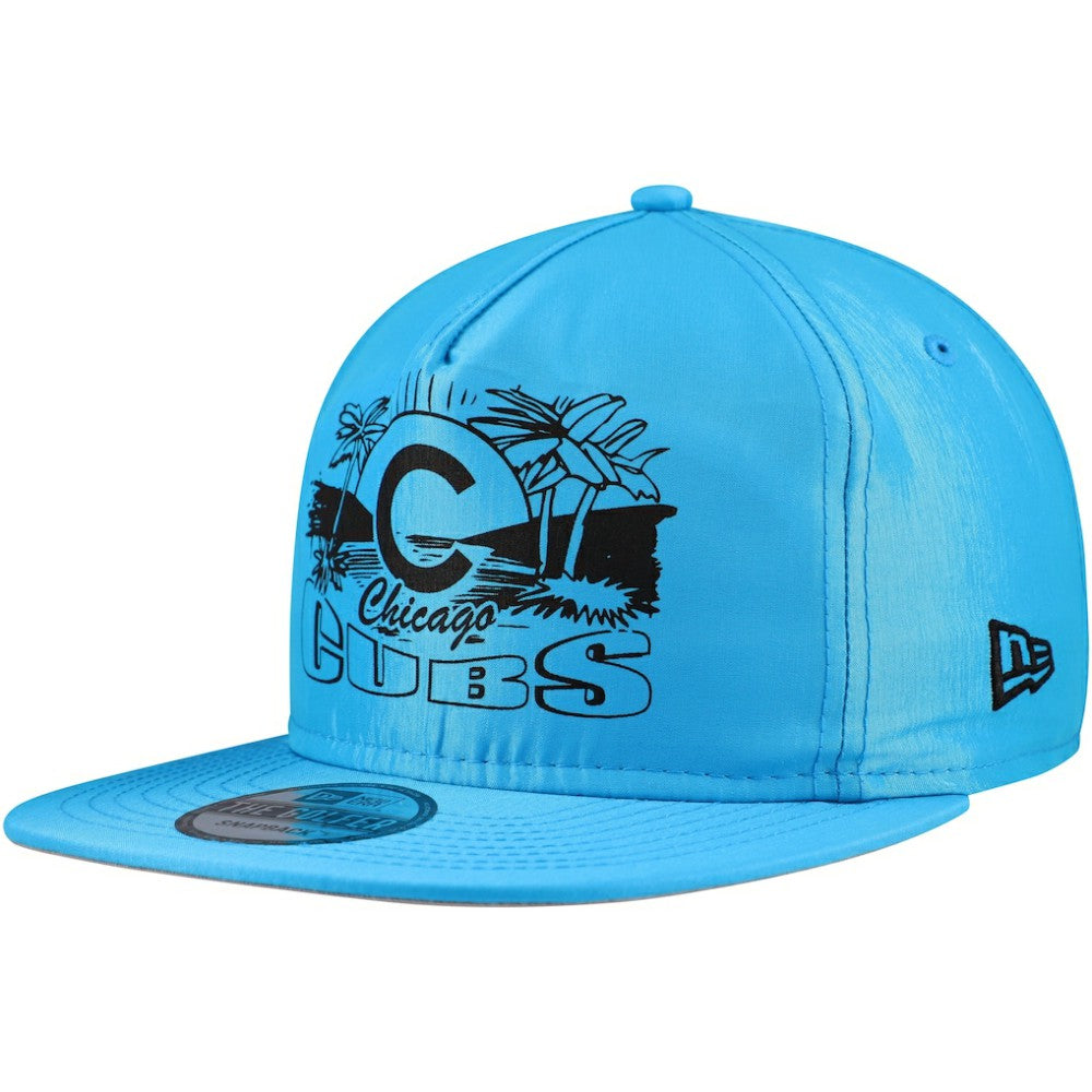 Chicago Cubs Neon Golfer Snapback Hat Blue | New Era
