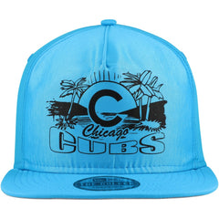 Chicago Cubs Neon Golfer Snapback Hat Blue | New Era