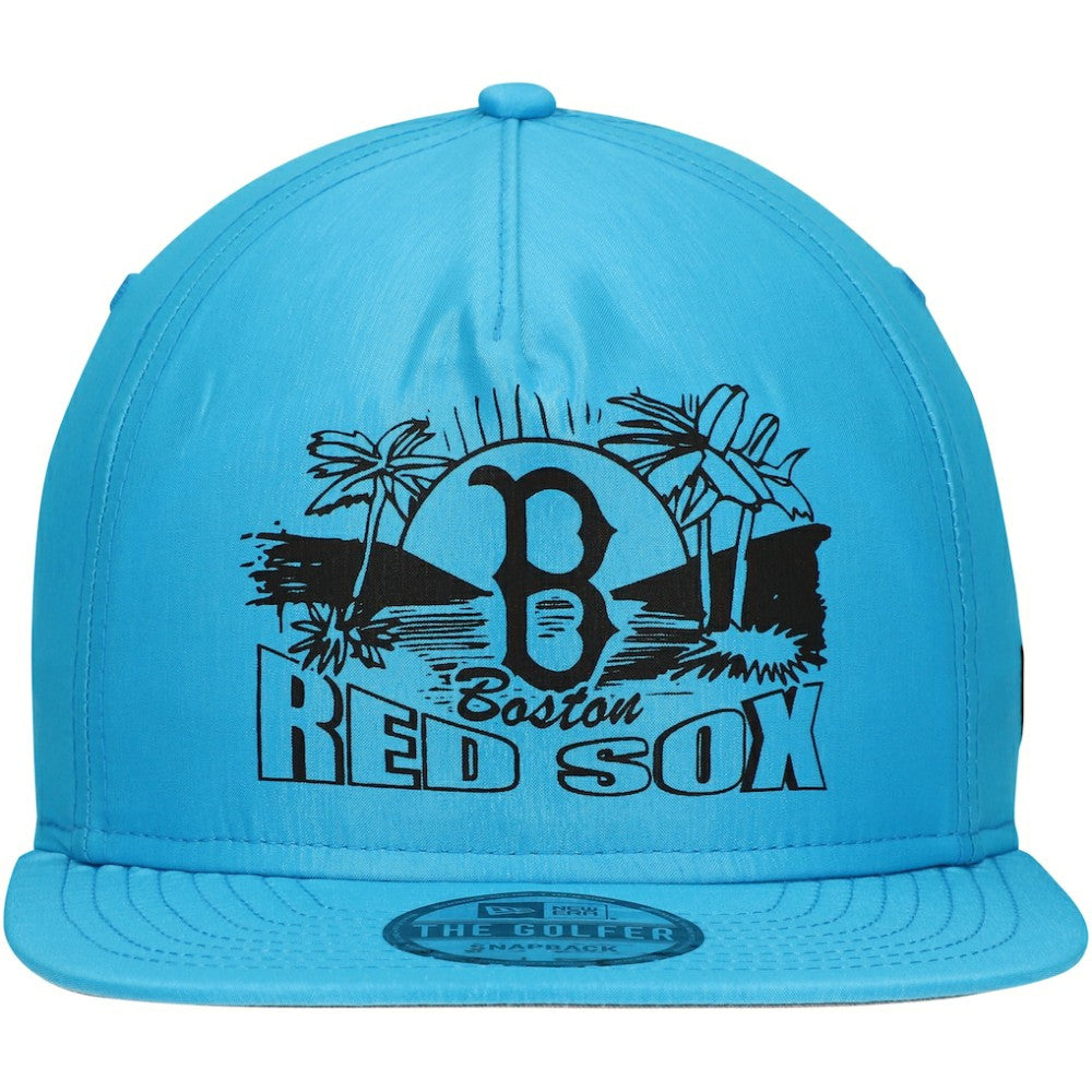 Boston Red Sox Neon Golfer Snapback Hat Blue | New Era