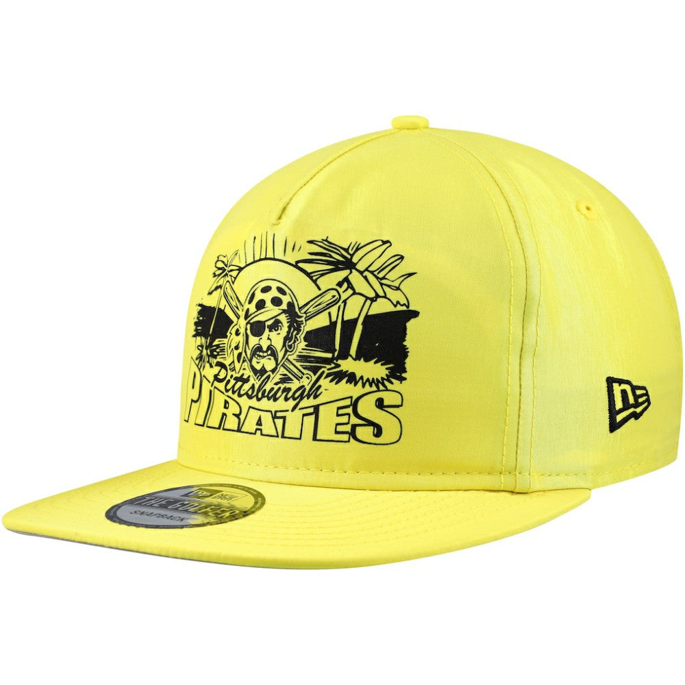 Pittsburgh Pirates Neon Golfer Snapback Hat Yellow | New Era